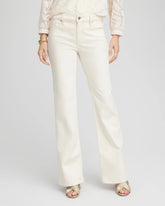 Chico's Petite Girlfriend Flared Leg Jeans