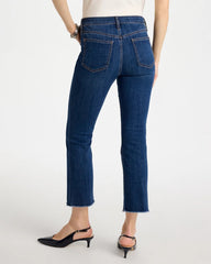 Chico's Petite Girlfriend Fray Hem Kick Flares