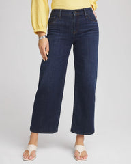 Chico's Girlfriend Wide-Leg Cropped Jean