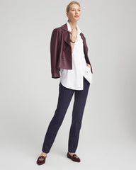 Chico's Shadow Stripe Brigitte™ Slim Pull-On Pants