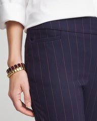 Chico's Shadow Stripe Brigitte™ Slim Pull-On Pants
