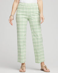 Chico's Brigitte™ Wide Leg Plaid Cropped Pants
