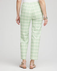 Chico's Brigitte™ Wide Leg Plaid Cropped Pants