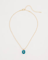 Chico's Genuine Jade Stone Pendant Necklace