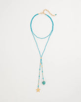 Chico's Genuine Turquoise Stone Y-Necklace