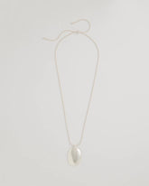 Chico's Adjustable Silvertone Pendant Necklace
