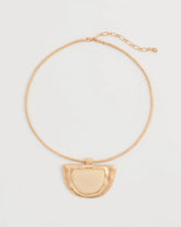 Chico's White Enamel Collar Necklace