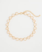 Chico's Pearlescent Rounded Collar Necklace