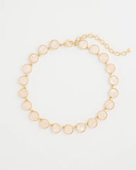 Chico's Pearlescent Rounded Collar Necklace