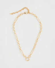 Chico's Shiny Goldtone Novelty Charm Necklace
