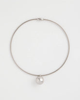 Chico's Silver Bead Collar Necklace