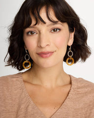 Chico's Linked Resin Drop Earrings