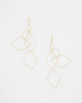 Chico's Diamond Shaped Linear Earrings