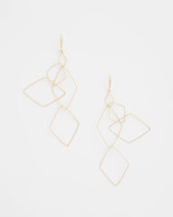 Chico's Diamond Shaped Linear Earrings