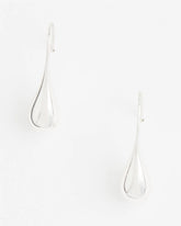 Chico's No Droop™ Silver Tone Teardrop Threader Earrings