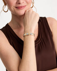 Chico's Mixed Metals Glam Stretch Bracelet
