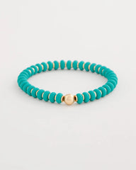 Chico's Green Round Stretch Bracelet
