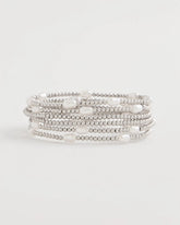 Chico's Pearlescent Bead Ball Bracelet