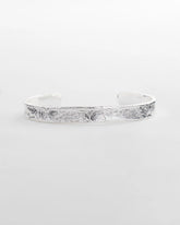 Chico's Silvertone Flexible Cuff Bracelet