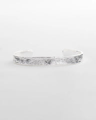 Chico's Silvertone Flexible Cuff Bracelet