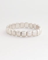 Chico's Silvertone Stretch Bracelet