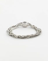Chico's Silvertone Multistrand Bracelet