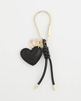 Chico's Faux Leather Heart Bag Charm