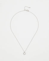 Chico's Silver Pearl Single Strand Necklace