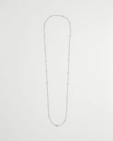 Chico's Fine Crystal Long Chain Necklace