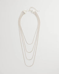Chico's Multi-Layer Snake Chain Necklace