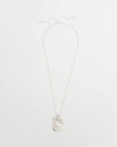 Chico's Adjustable Square Pendant Necklace
