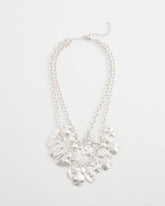Chico's Double Square Charm Pendant Necklace