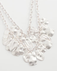 Chico's Double Square Charm Pendant Necklace