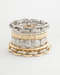 Chico's Open Link Stretch Bracelet