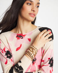 Chico's Blush Mini Circle Stretch Bracelet