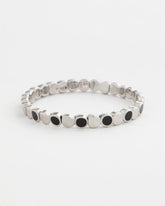 Chico's Black Mini Circle Stretch Bracelet