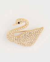 Chico's Sparkling Swan Brooch