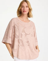 Chico's Boatneck Rounded Hem Poncho