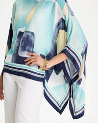 Chico's Woven Crepe Artisanal Poncho