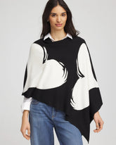 Chico's Love Brush Convertible Sweater Poncho