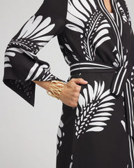 Chico's Tie-Front Long Kimono