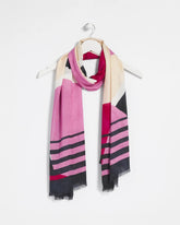 Chico's Berry Compote Oblong Scarf