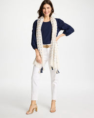 Chico's Fringe Oblong Scarf