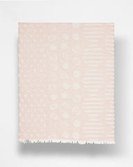 Chico's Neutral Polka Dot Oblong Scarf