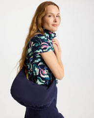 Chico's Ripstop Crescent Crossbody Sling Bag