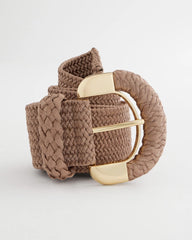 Chico's Satin Stretch Metal Belt