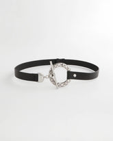 Chico's Silver Toggle Trouser Belt