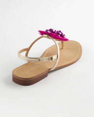 Chico's Sunset Flower Sandal