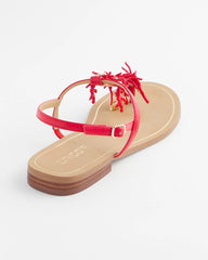 Chico's Coral Beach T-Strap Sandals