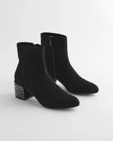 Chico's Embellished Destiny Art Deco Boot Heels
